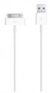 Synchronizační a Nabíjecí USB kabel s 30 - pin Konektorem pro Apple iPhone / iPad / iPod | Bílá 3m