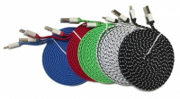 Textilní Nabíjecí Micro USB Kabel