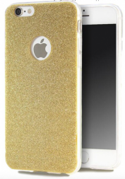 Gumový Kryt se Třpytkami Pro Apple iPhone 6 / 6S | Zlatá