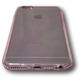 Gumový Kryt s Kamínkami Pro Apple iPhone 6 Plus / 6S Plus | Růžová