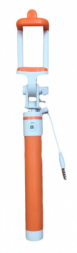 Teleskopická Selfie Tyč s Kabelovou Spouští Pro Apple iPhone | Oranžová