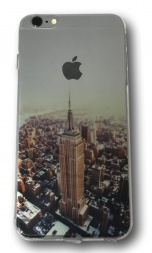 Gumový Obal Empire State building Pro Apple iPhone 6 Plus / 6S Plus
