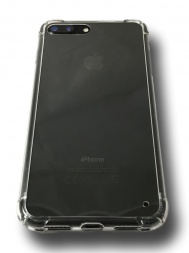 Ochranný Gumový Kryt s Vyztuženými Rohy Pro Apple iPhone 7 Plus / 8 Plus | Průhledná