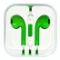 Sluchátka s ovládáním a mikrofonem pro Apple zařízení | Zelená