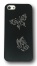 Plastovo - Hliníkový Kryt s Motivem Motýla Pro Apple iPhone 5/5S/SE | Černá